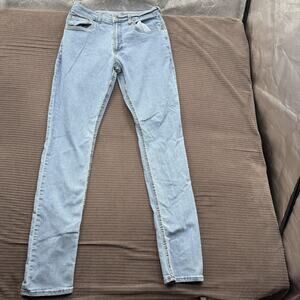 Origin Jeans Men Size 32/36 Light Wash Stretch Denim Slim Fit Made USA Delta68